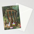 18th Century Pool Party Stationery Card Gallery Image 2