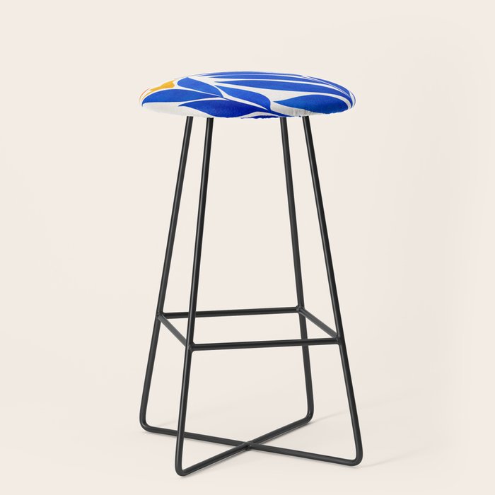 Community Garden Mid Century Abtract Stool Gallery Image 1