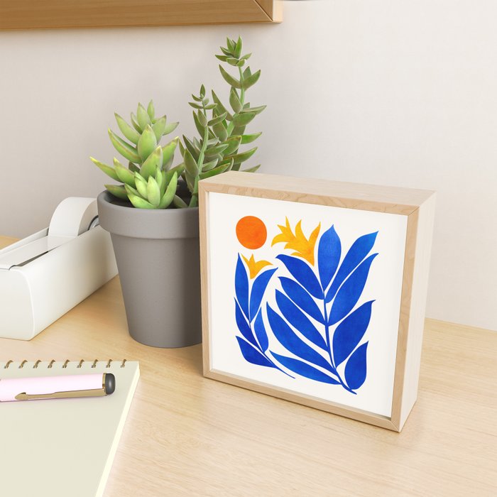 Community Garden Mid Century Abtract Mini Art Print Gallery Image 2