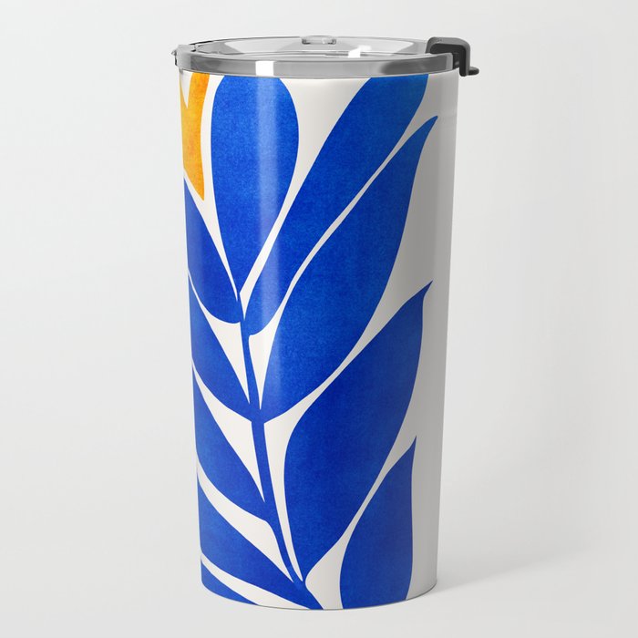 Community Garden Mid Century Abtract Travel Mug Gallery Image 2