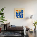 Community Garden Mid Century Abtract Wood Wall Art Gallery Image 2