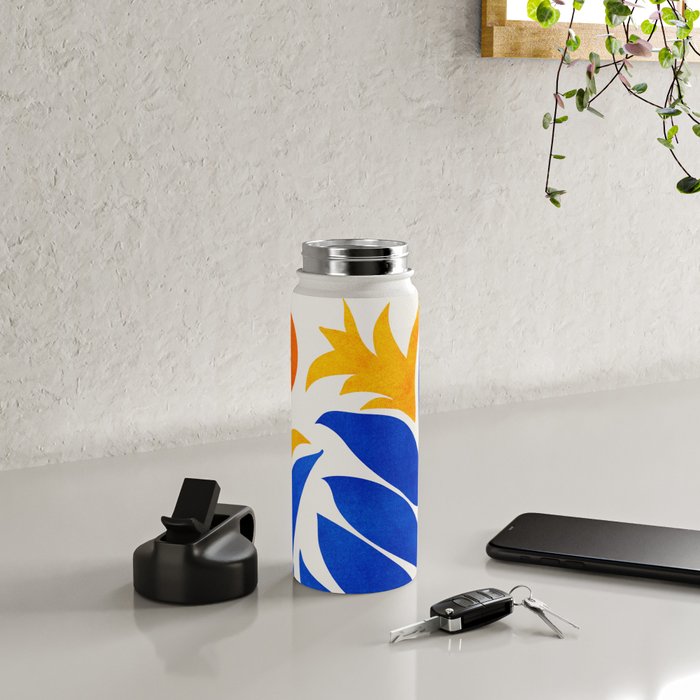 Community Garden Mid Century Abtract Water Bottle Gallery Image 4