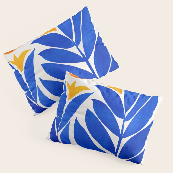 Community Garden Mid Century Abtract Pillow Sham Gallery Image 1