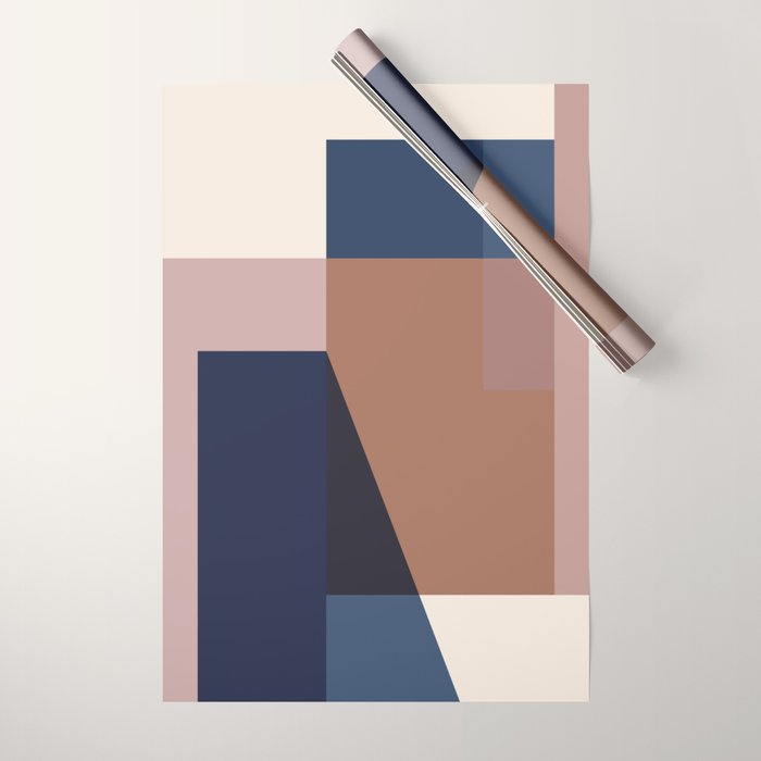geometric abstract 45 Wrapping Paper Gallery Image 1
