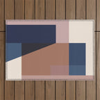 geometric abstract 45 Outdoor Rug Gallery Image 1