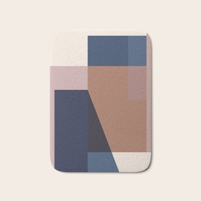 geometric abstract 45 Bath Mat Gallery Image 1