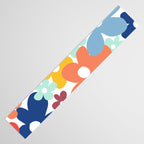 Wall Flower, Retro, Colorful, Floral Prints Table Runner Gallery Image 3