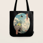 Ukiyo-e Delivery Tote Bag Gallery Image 1