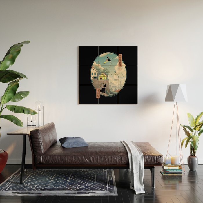 Ukiyo-e Delivery Wood Wall Art Gallery Image 2