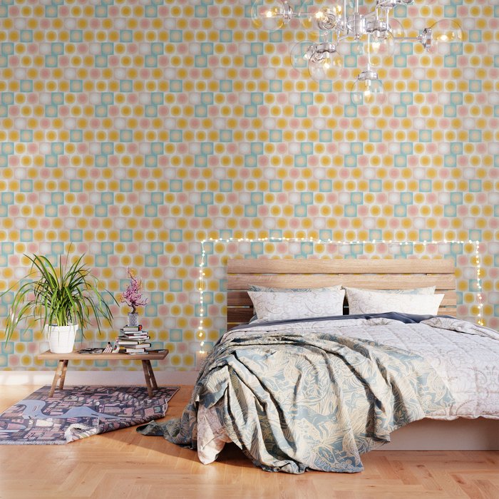 Sunny Checks Plaid pattern in pastels Wallpaper Gallery Image 3