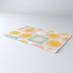 Sunny Checks Plaid pattern in pastels Rug Gallery Image 3