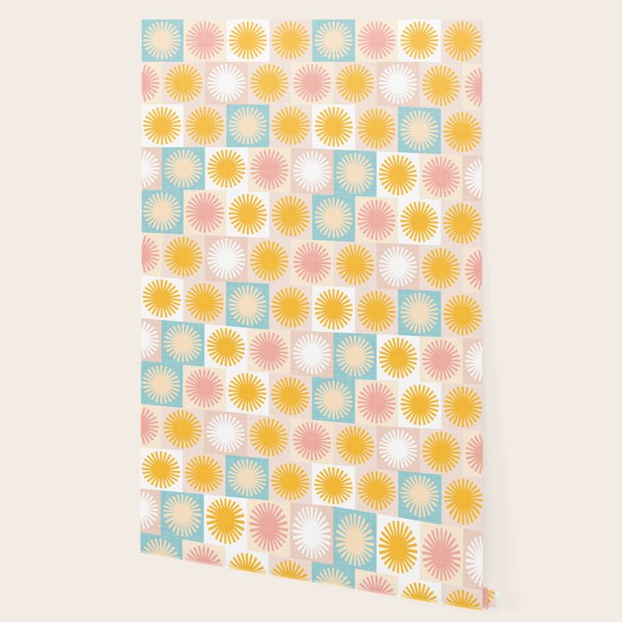 Sunny Checks Plaid pattern in pastels Wallpaper Gallery Image 2