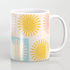 Sunny Checks Plaid pattern in pastels Coffee Mug Gallery Image 1