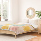 Sunny Checks Plaid pattern in pastels Duvet Cover Gallery Image 2
