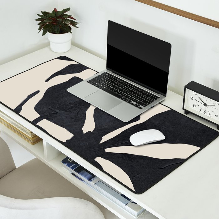 Abstract Art Minimal Flowers 3 Desk Mat Gallery Image 2