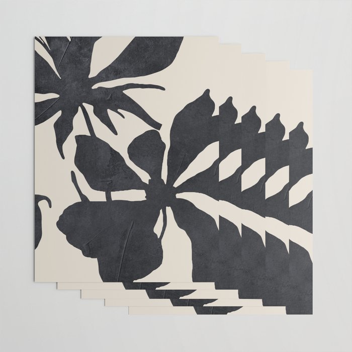 Abstract Art Minimal Flowers 3 Wrapping Paper Gallery Image 3