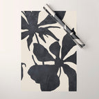 Abstract Art Minimal Flowers 3 Wrapping Paper Gallery Image 1