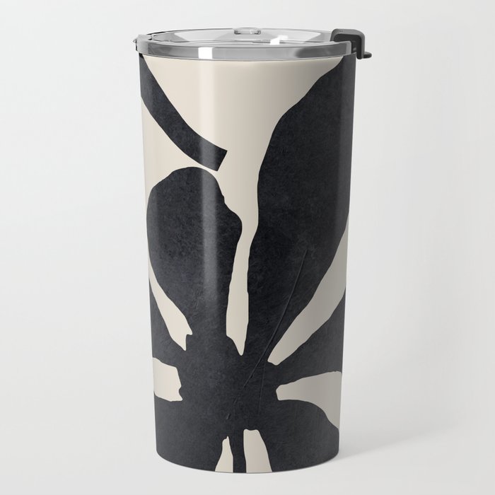 Abstract Art Minimal Flowers 3 Travel Mug Gallery Image 2