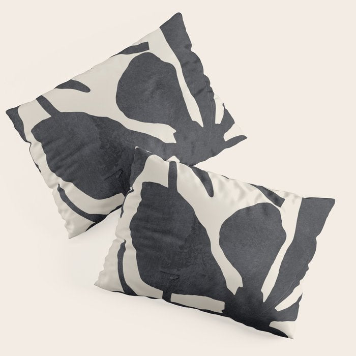 Abstract Art Minimal Flowers 3 Pillow Sham Gallery Image 1