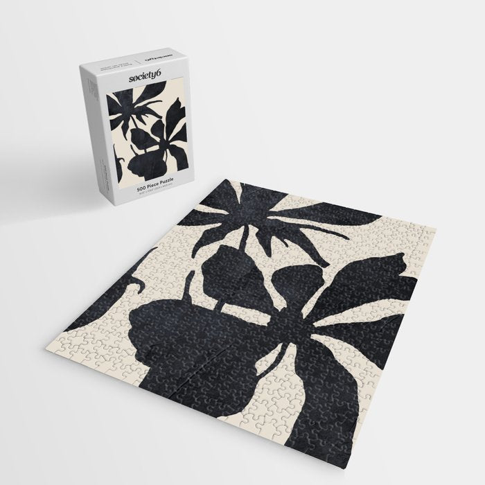 Abstract Art Minimal Flowers 3 Jigsaw Puzzle Gallery Image 2
