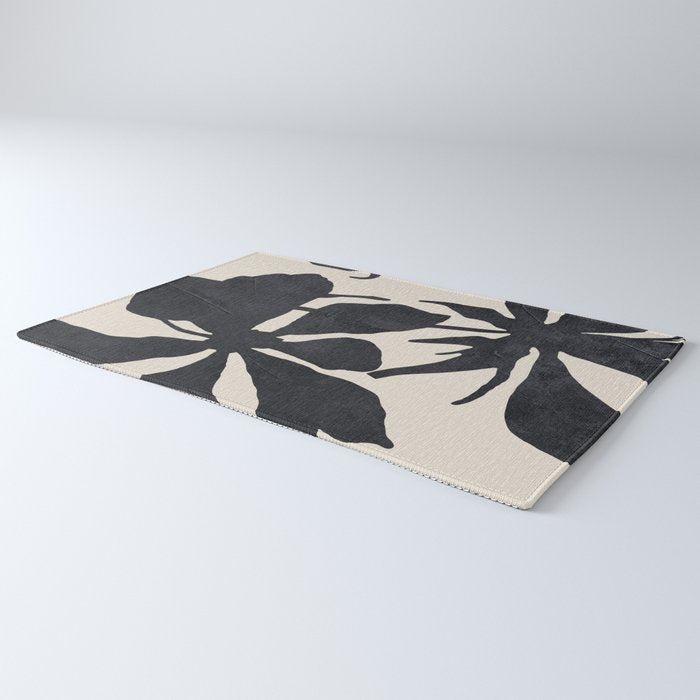 Abstract Art Minimal Flowers 3 Rug Gallery Image 3