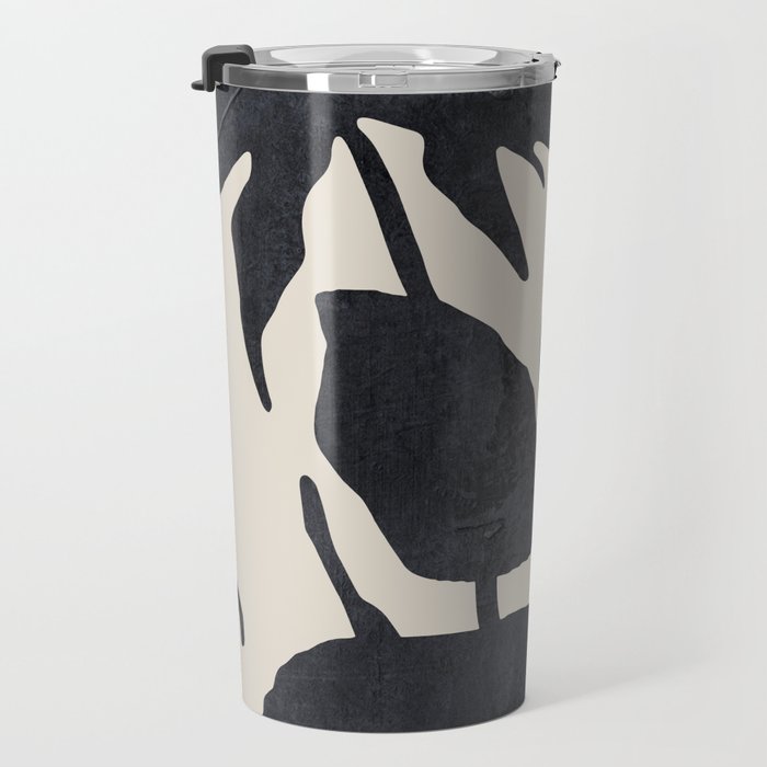 Abstract Art Minimal Flowers 3 Travel Mug Gallery Image 3