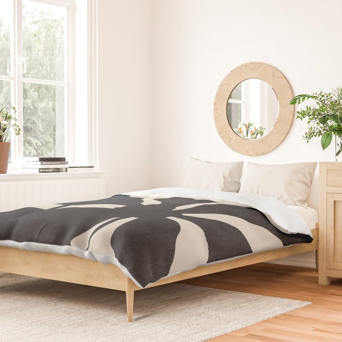 Abstract Art Minimal Flowers 3 Duvet Cover Gallery Image 2