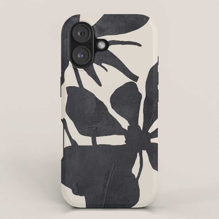 Abstract Art Minimal Flowers 3 iPhone Case Gallery Image 1