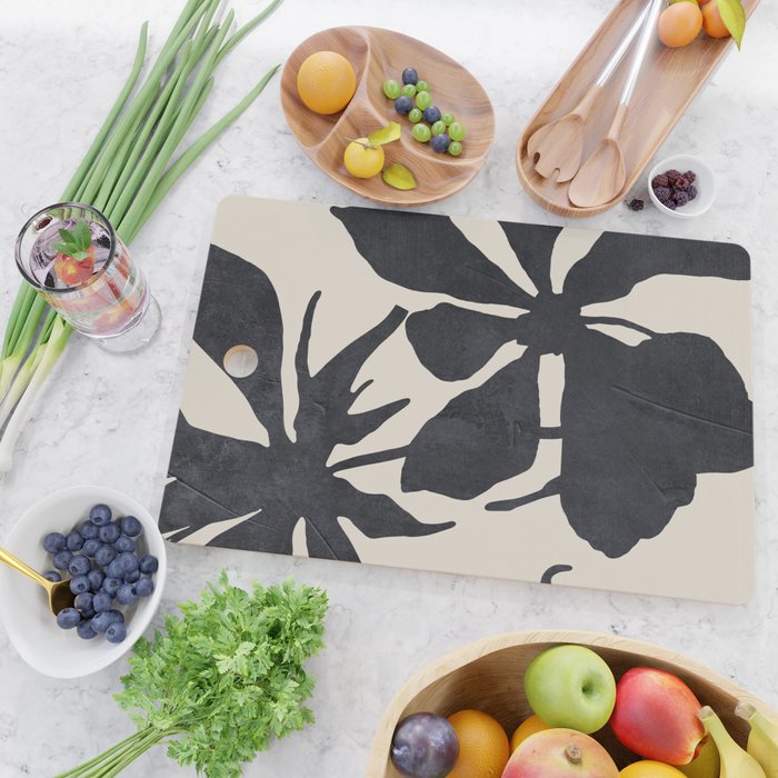 Abstract Art Minimal Flowers 3 Cutting Board Gallery Image 2