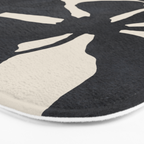 Abstract Art Minimal Flowers 3 Bath Mat Gallery Image 3
