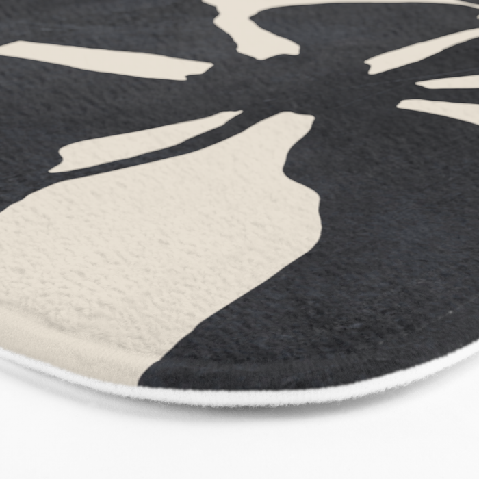 Abstract Art Minimal Flowers 3 Bath Mat Gallery Image 3