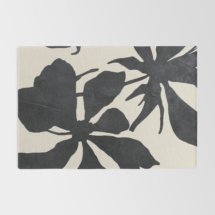 Abstract Art Minimal Flowers 3 Rug Gallery Image 2