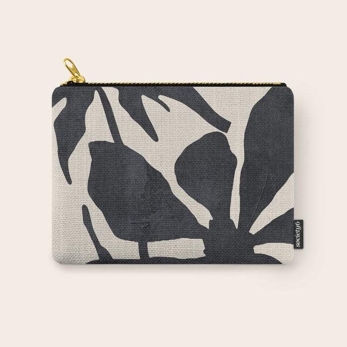 Abstract Art Minimal Flowers 3 Carry All Pouch Gallery Image 1