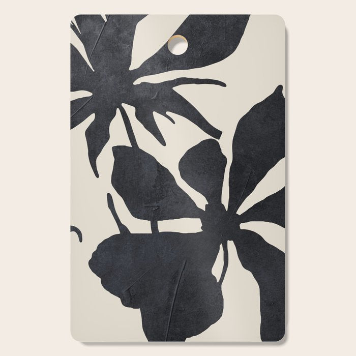 Abstract Art Minimal Flowers 3 Cutting Board Gallery Image 1