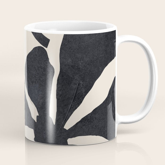 Abstract Art Minimal Flowers 3 Coffee Mug Gallery Image 1