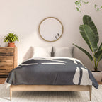 Abstract Art Minimal Flowers 3 Comforter Gallery Image 3