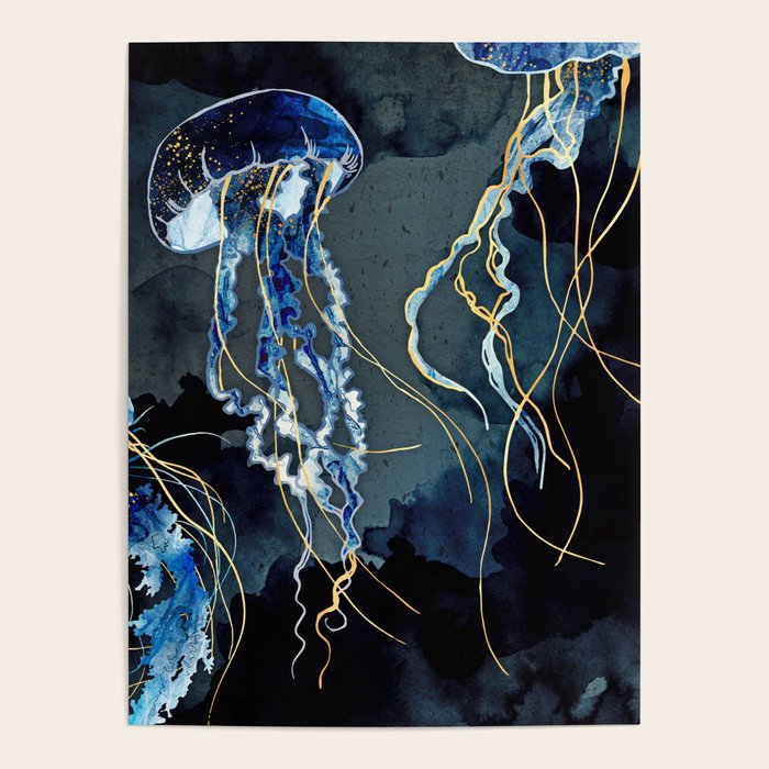 Metallic Ocean III - Flipped Vertical Axis Poster Gallery Image 4