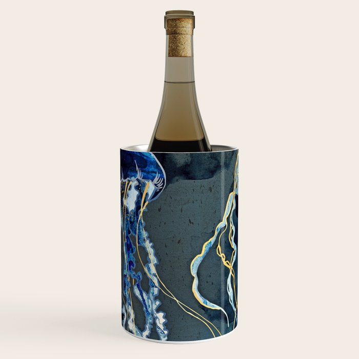 Metallic Ocean III - Flipped Vertical Axis Wine Chiller Gallery Image 1
