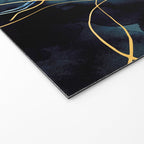 Metallic Ocean III - Flipped Vertical Axis Welcome Mat Gallery Image 2