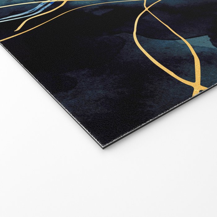 Metallic Ocean III - Flipped Vertical Axis Welcome Mat Gallery Image 2