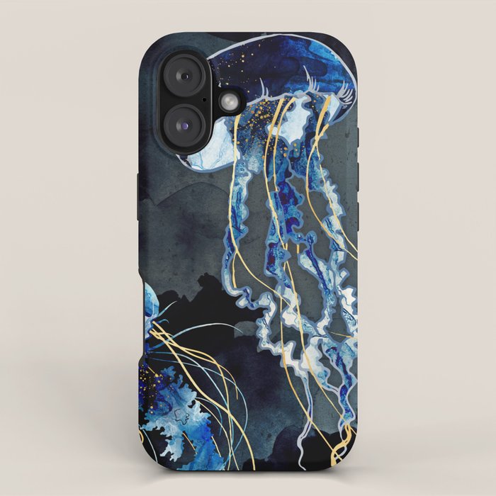 Metallic Ocean III - Flipped Vertical Axis iPhone Case Gallery Image 1