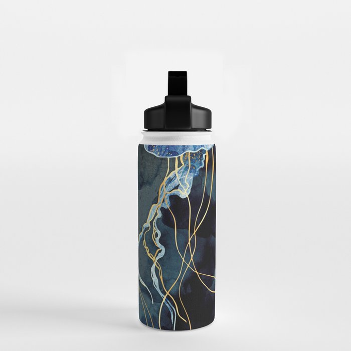 Metallic Ocean III - Flipped Vertical Axis Water Bottle Gallery Image 2