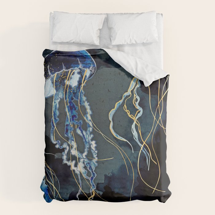 Metallic Ocean III - Flipped Vertical Axis Duvet Cover Gallery Image 6