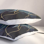 Metallic Ocean III - Flipped Vertical Axis Pillow Sham Gallery Image 3