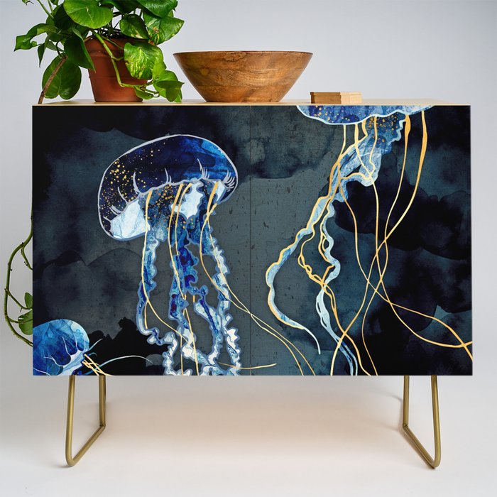 Metallic Ocean III - Flipped Vertical Axis Credenza Gallery Image 1