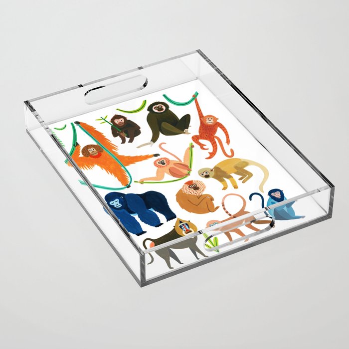 Jungle Monkeys Acrylic Tray Gallery Image 1