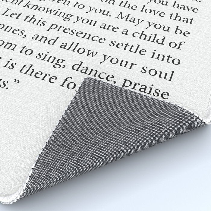 St. Therese Quote, May Today There be Peace, Rug Gallery Image 4