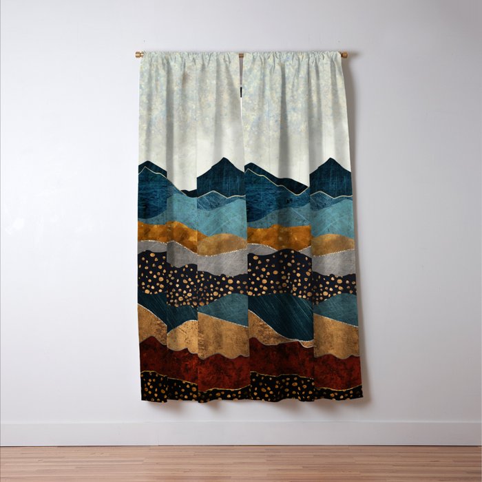 Amber Dusk Window Curtain Gallery Image 3