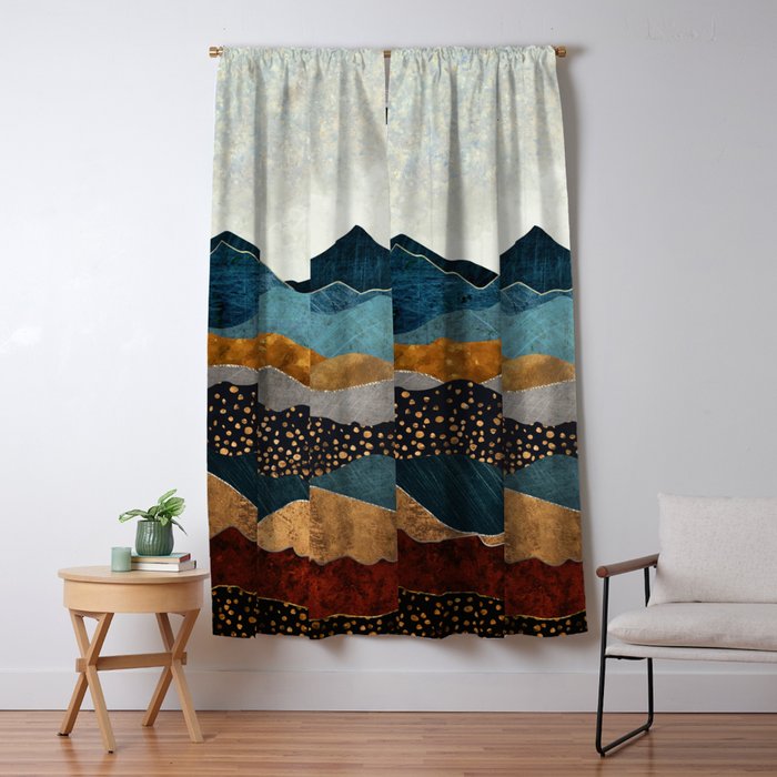 Amber Dusk Window Curtain Gallery Image 1