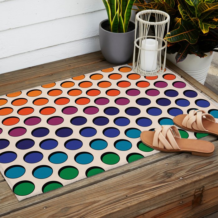 Perforated Outdoor Rug Gallery Image 2